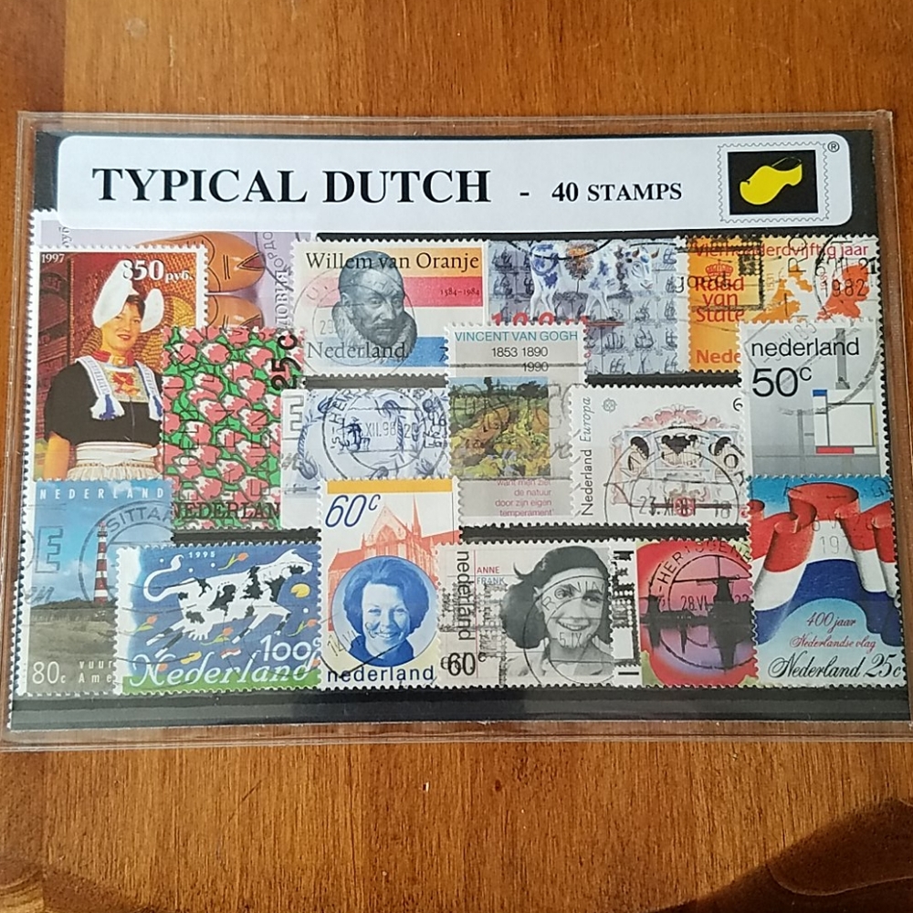 2 ITEMS: 40-pk + 25-pk Dutch Stamps Collectible